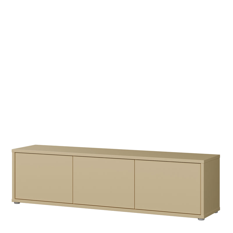 Alice Springs Wide TV Cabinet with 3 Doors Push — detail view