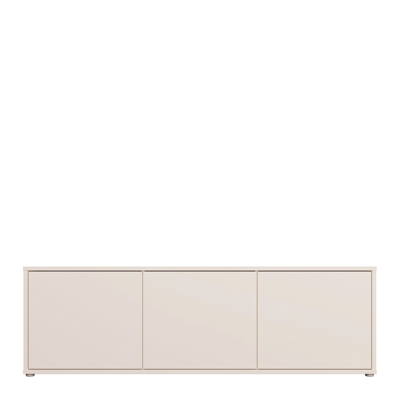 Alice Springs Large TV Cabinet with 3 Doors Push — side angle