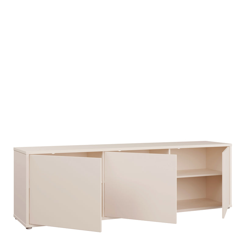 Alice Springs Large TV Cabinet with 3 Doors Push — alternative angle