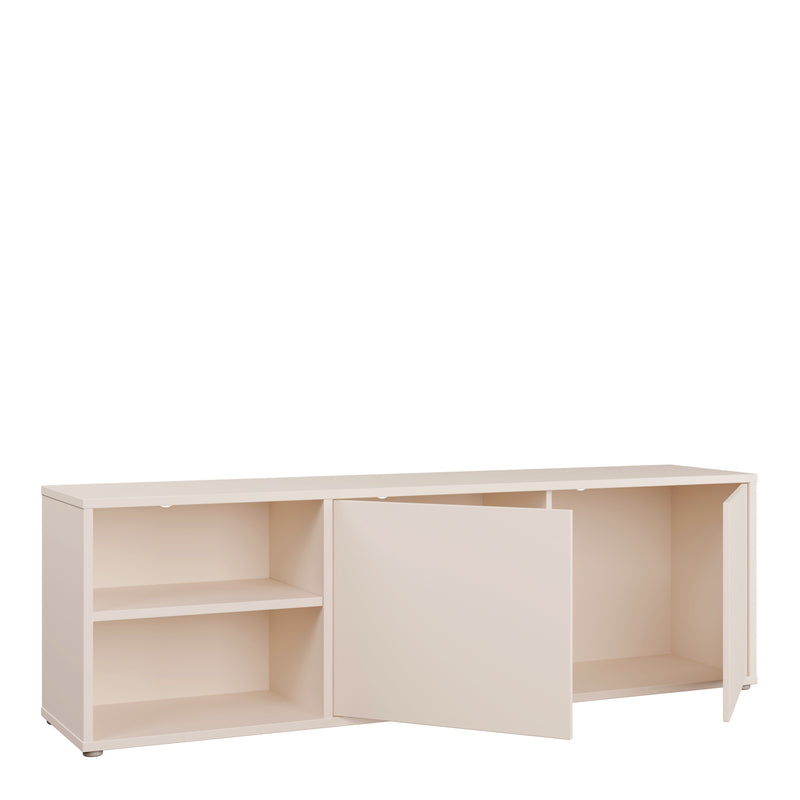 Alice Springs Wide TV Cabinet with 2 Doors Push — alternative angle