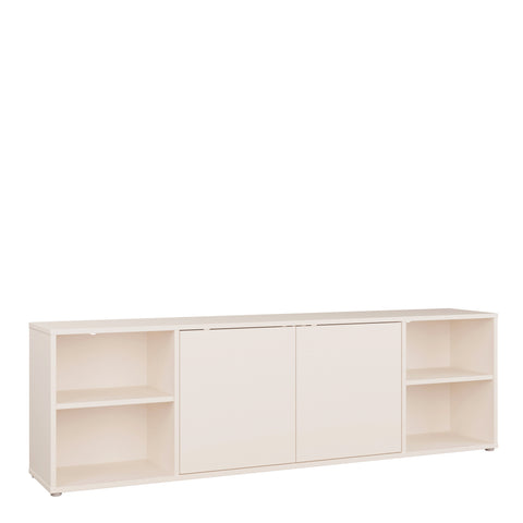 Alice Springs Wide TV Cabinet with 2 Doors Push — front view
