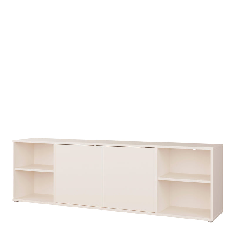 Alice Springs Wide TV Cabinet with 2 Doors Push — detail view