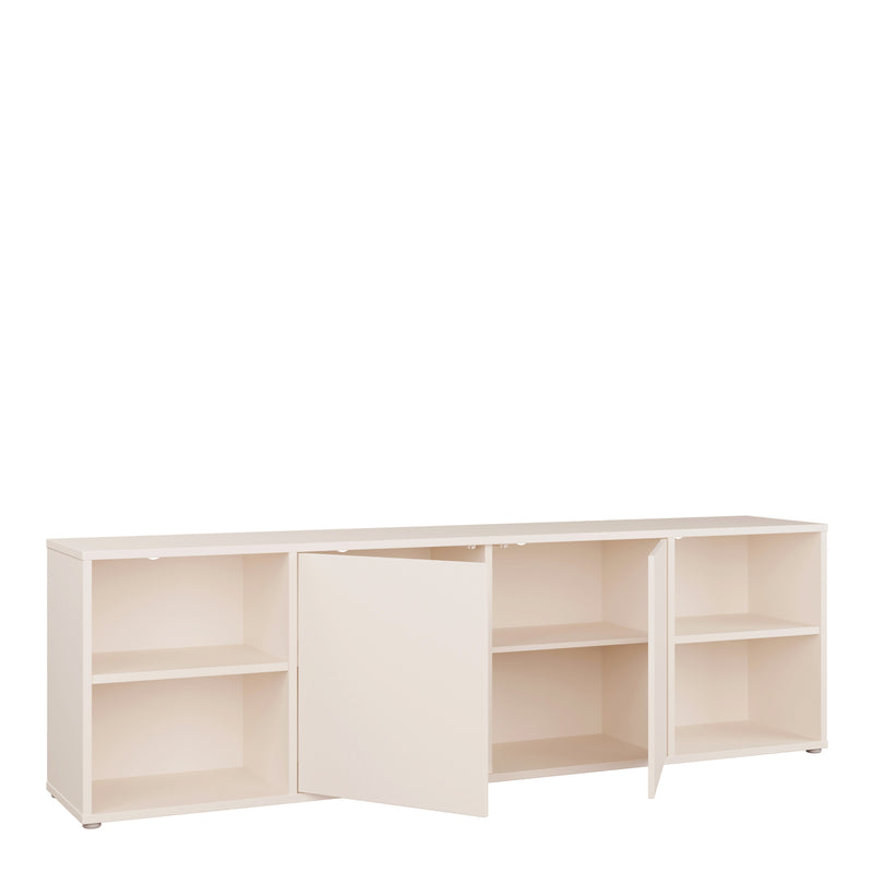 Alice Springs Wide TV Cabinet with 2 Doors Push — alternative angle