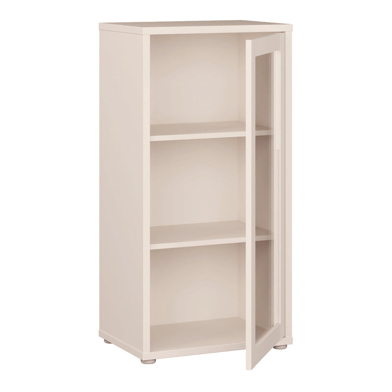 Alice Springs Low Glass Fronted Cabinet with Push — alternative angle