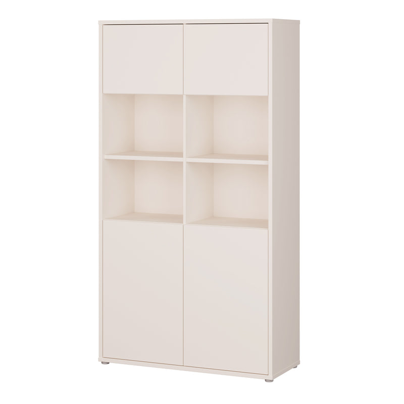 Alice Springs Wide Storage Cabinet 4 Doors Push — detail view