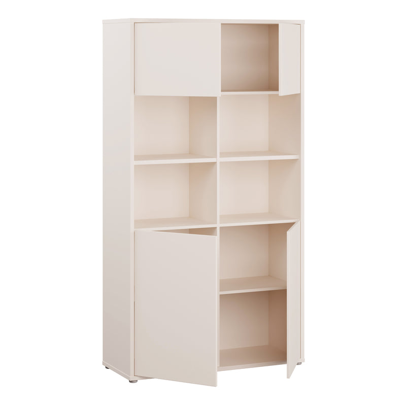 Alice Springs Wide Storage Cabinet 4 Doors Push — alternative angle