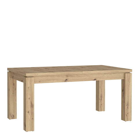 Trondheim Extending Dining Table in Artisan Oak — front view