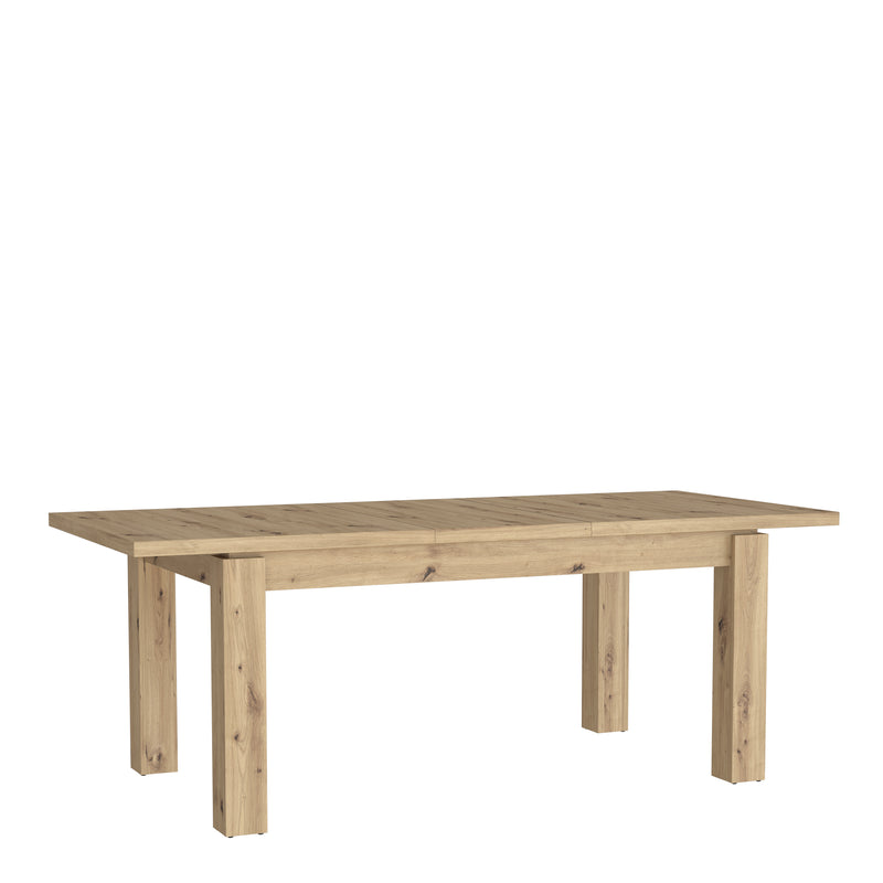 Trondheim Extending Dining Table in Artisan Oak — detail view