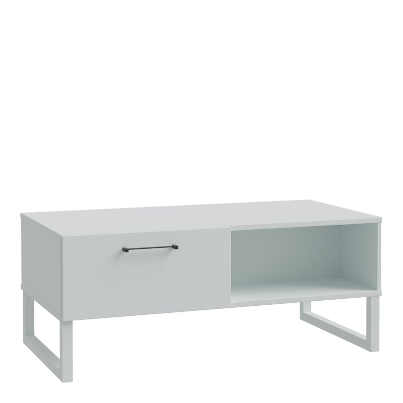 Sali 1 Drawer Coffee Table in Light Grey — front view