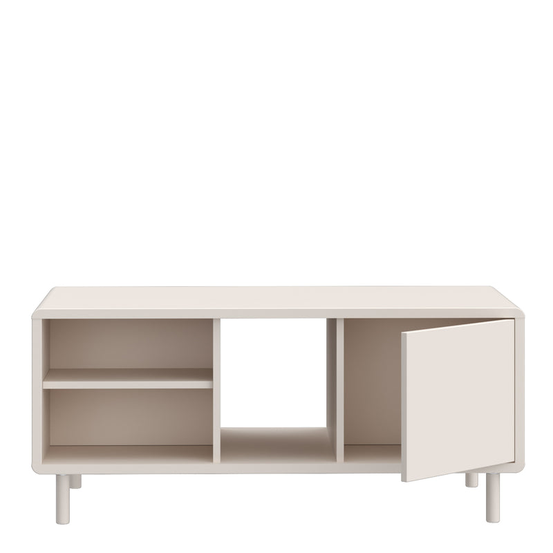 Playly Coffee Table with Open Shelf and Door — alternative angle