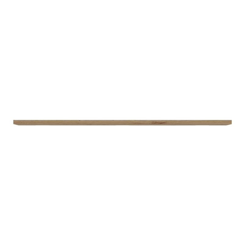 Corona 200cm Wall Shelf in Artisan Oak — side angle