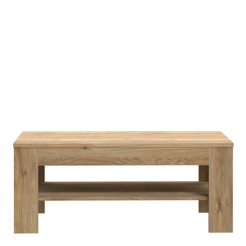 Grafton Coffee Table In Oak — side angle