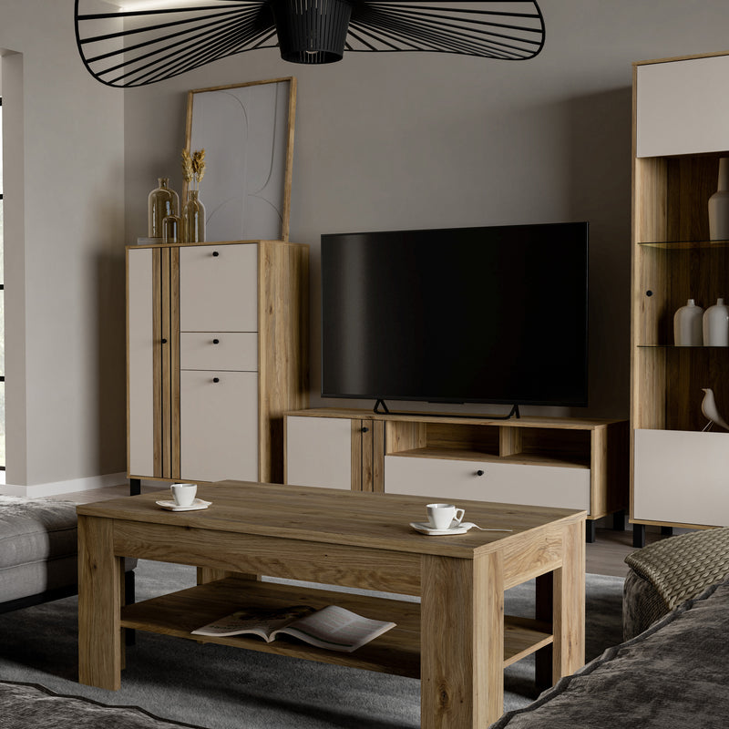 Grafton Coffee Table In Oak — detail view