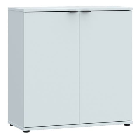 Ganymede 2 Door Cupboard in Light Grey — front view
