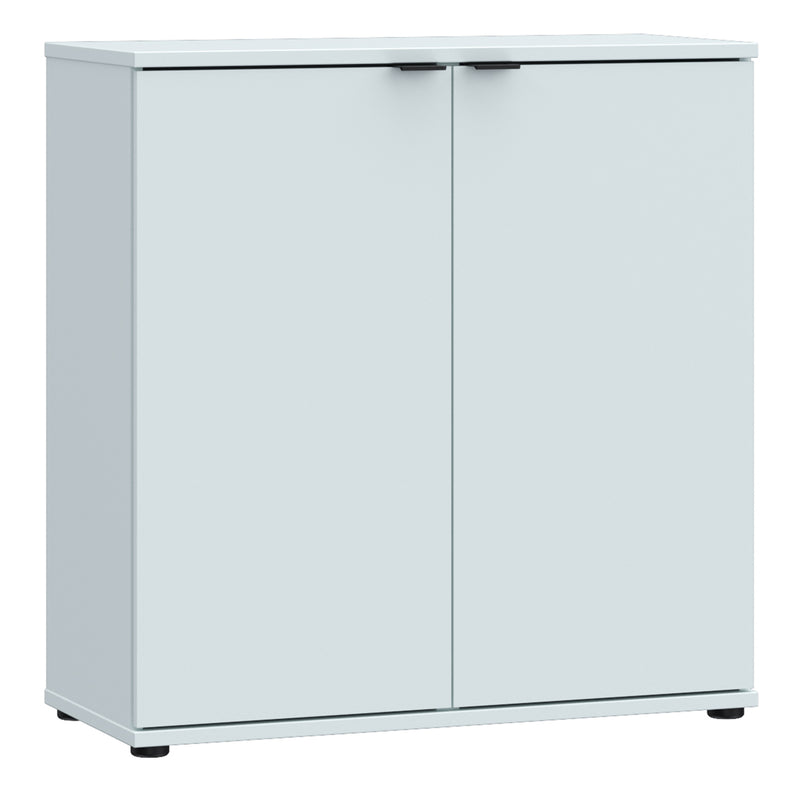 Ganymede 2 Door Cupboard in Light Grey — front view