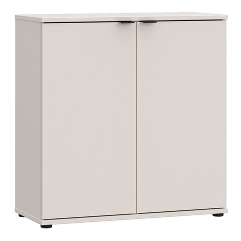 Ganymede 2 Door Cupboard in Sand — front view