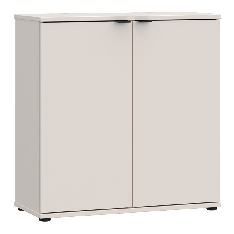 Ganymede 2 Door Cupboard in Sand — front view