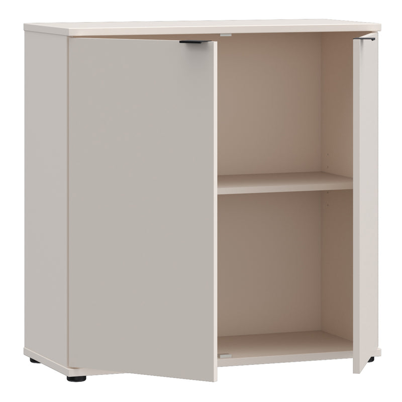 Ganymede 2 Door Cupboard in Sand — alternative angle