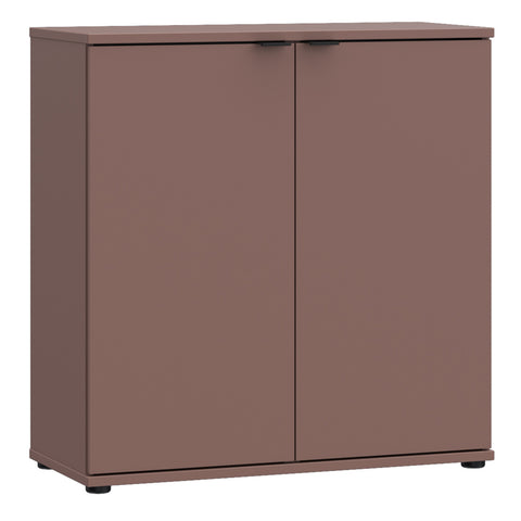 Ganymede 2 Door Cupboard in Terracotta — front view
