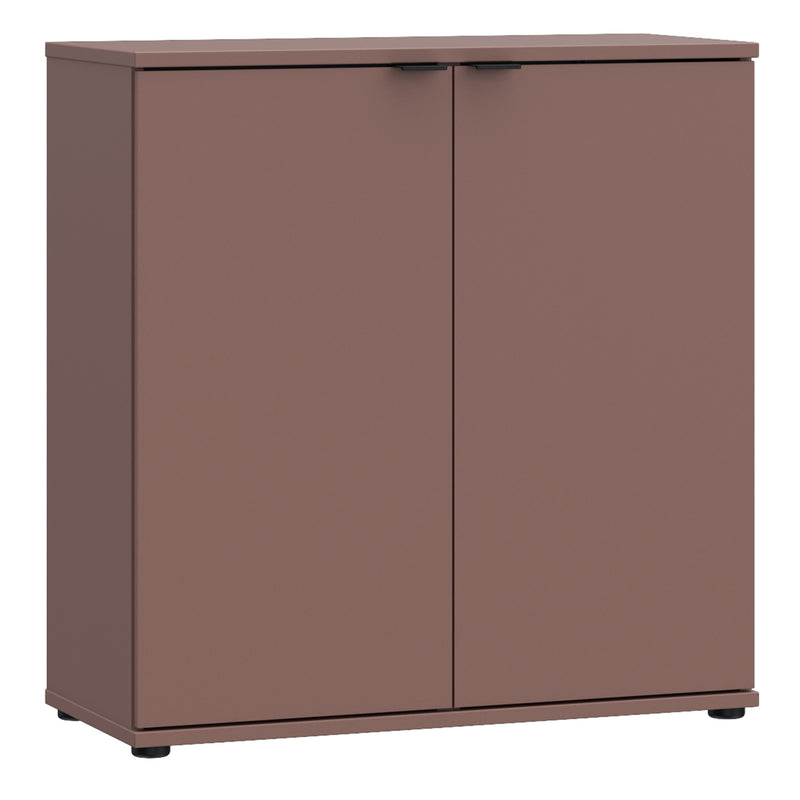 Ganymede 2 Door Cupboard in Terracotta — front view