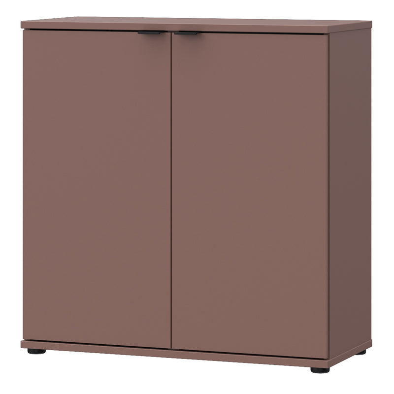 Ganymede 2 Door Cupboard in Terracotta — detail view