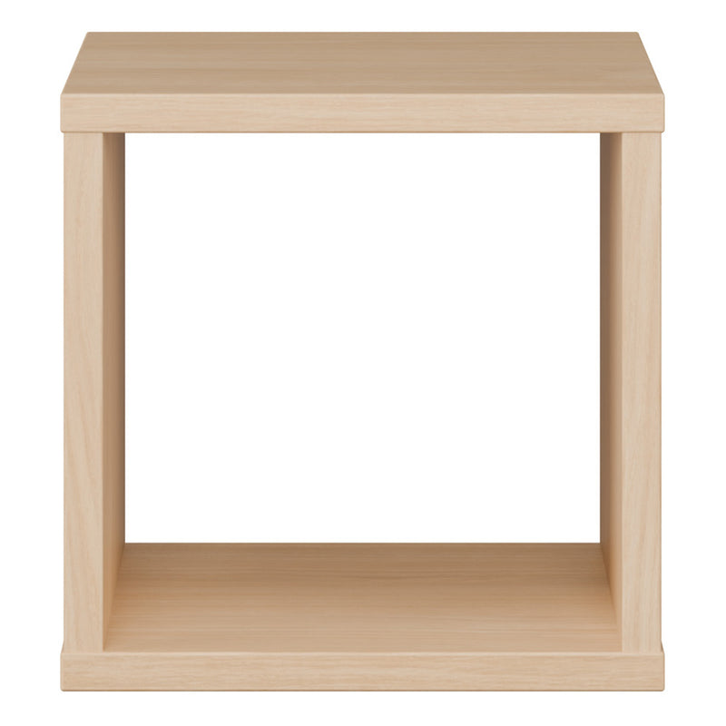Mauro Singular Storage Unit in Elegancia Oak — side angle