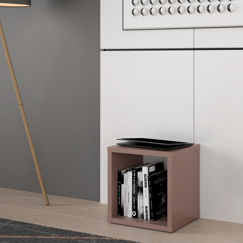 Mauro Singular Storage Unit in Terracotta — view 4l