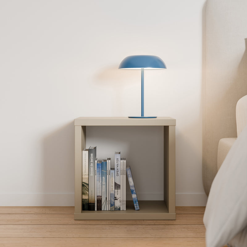 Mauro Singular Storage Unit in Taupe — view 4l