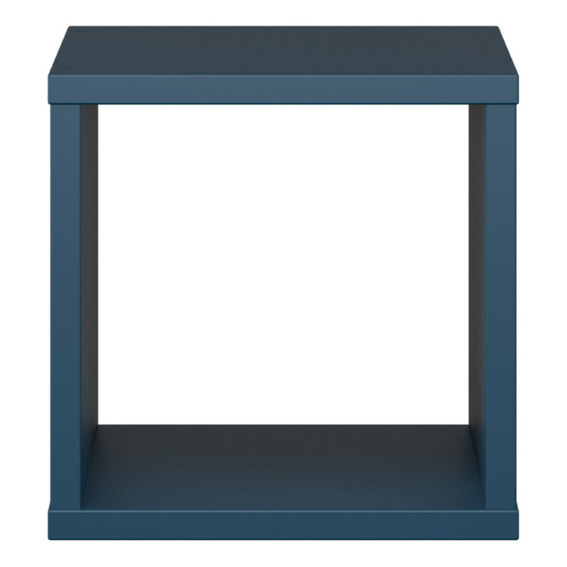 Mauro Singular Storage Unit in Blue — side angle
