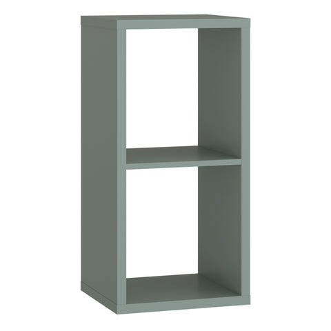 Mauro 1 Shelf Storage Unit in Sage Green — front view