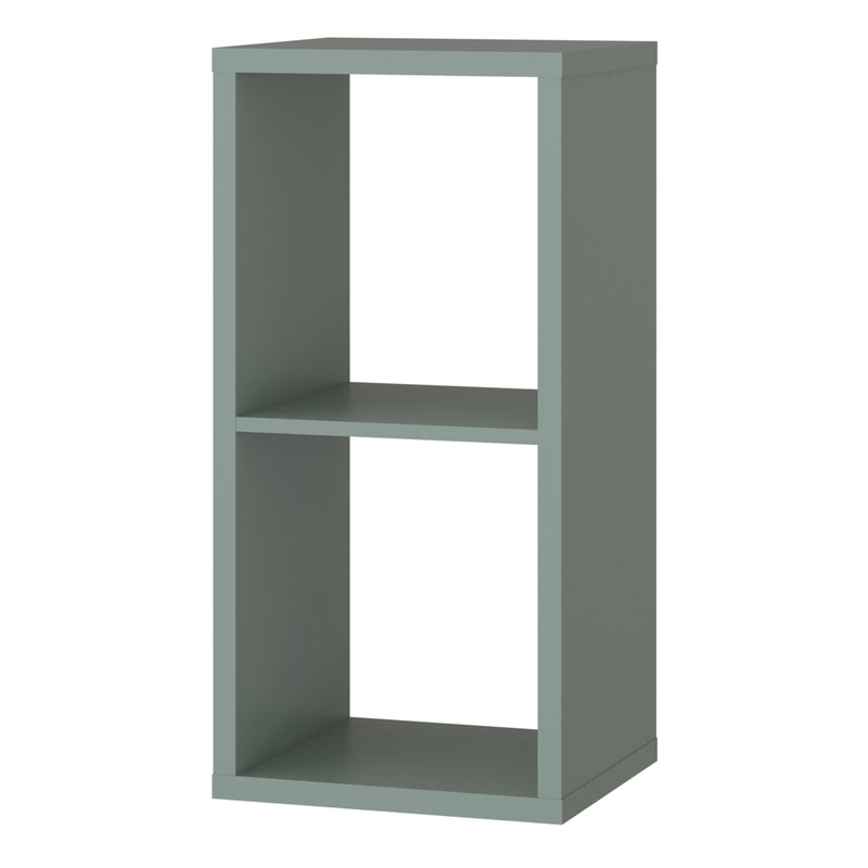 Mauro 1 Shelf Storage Unit in Sage Green — detail view