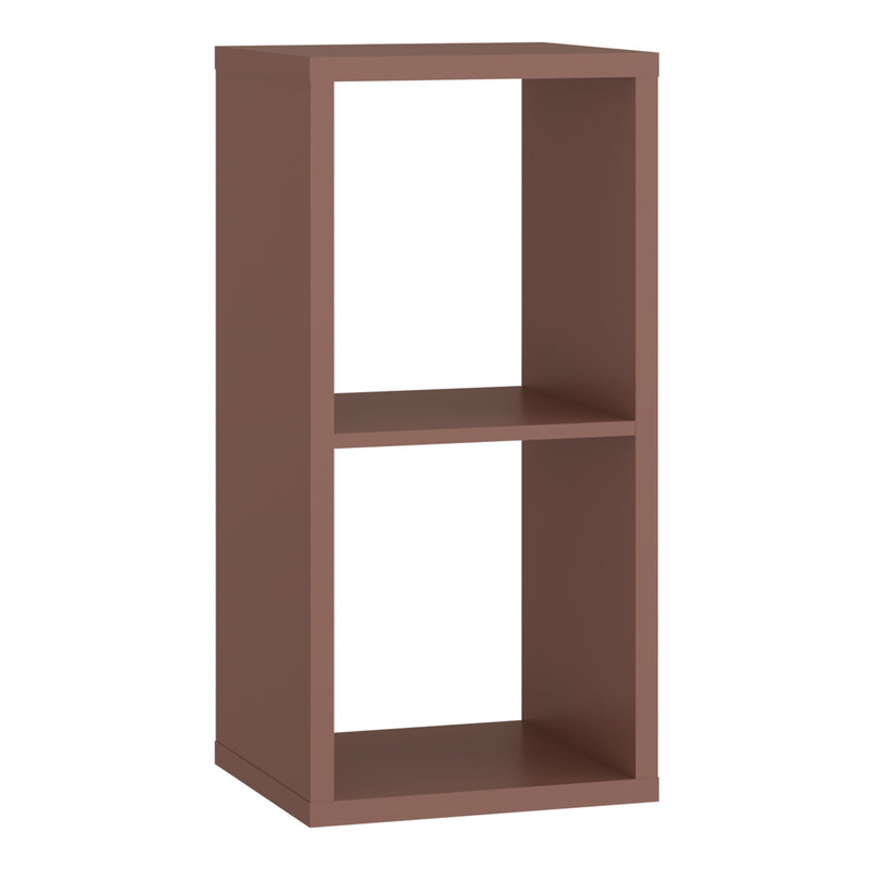 Mauro 1 Shelf Storage Unit in Terracotta — front view