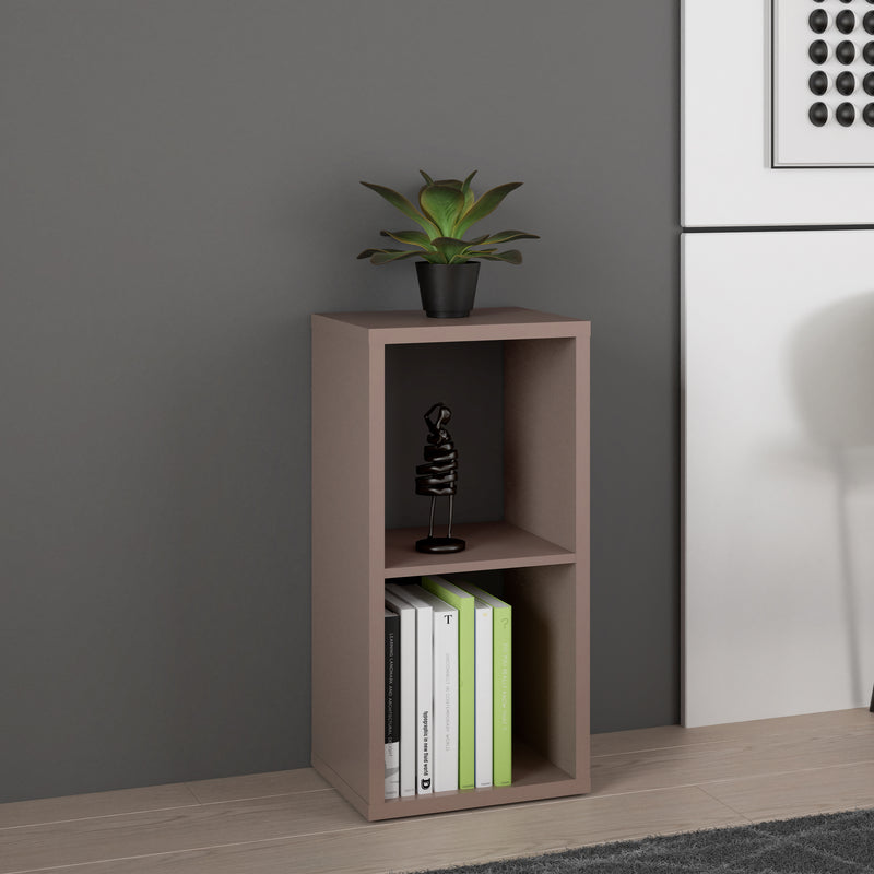 Mauro 1 Shelf Storage Unit in Terracotta — view 4l