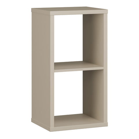 Mauro 1 Shelf Storage Unit in Taupe — front view