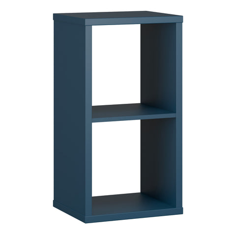 Mauro 1 Shelf Storage Unit in Blue — front view