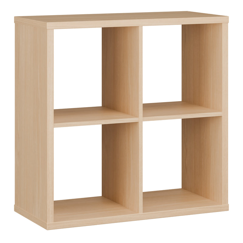 Mauro 2x2 Storage Unit in Elegancia Oak — front view