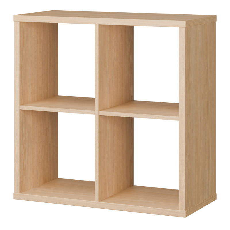 Mauro 2x2 Storage Unit in Elegancia Oak — detail view