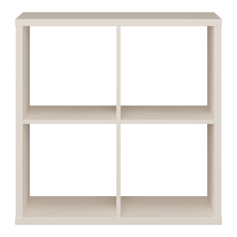 Mauro 2x2 Storage Unit in Sand — side angle