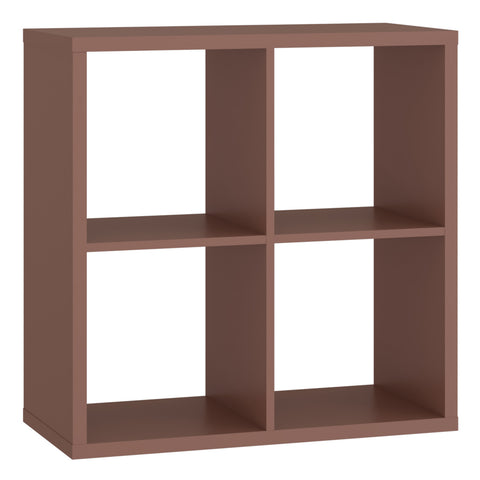 Mauro 2x2 Storage Unit in Terracotta — front view