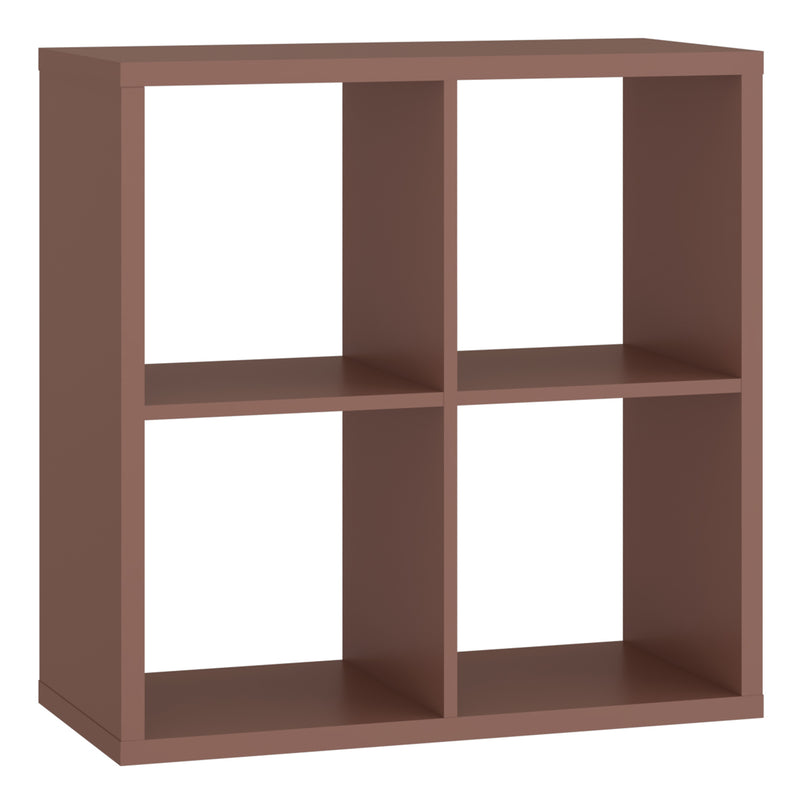 Mauro 2x2 Storage Unit in Terracotta — front view