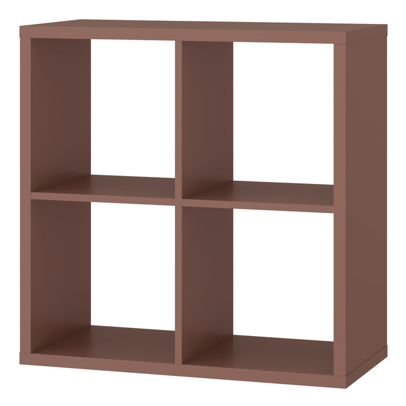 Mauro 2x2 Storage Unit in Terracotta — detail view