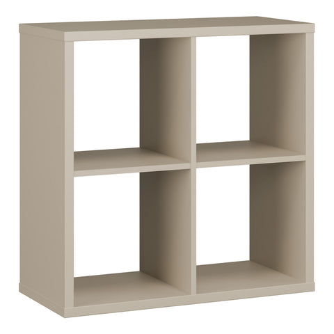 Mauro 2x2 Storage Unit in Taupe — front view