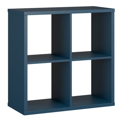 Mauro 2x2 Storage Unit in Blue — front view