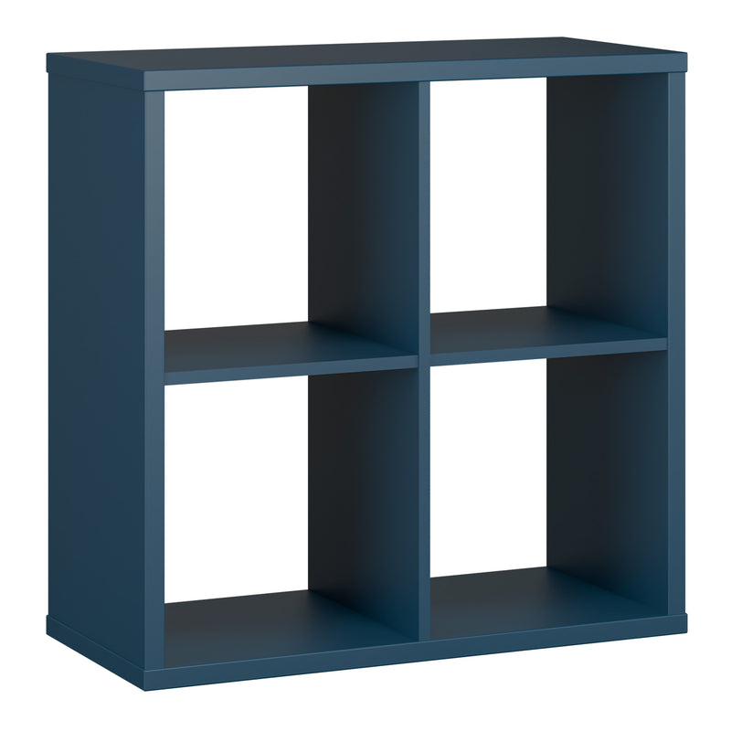 Mauro 2x2 Storage Unit in Blue — front view