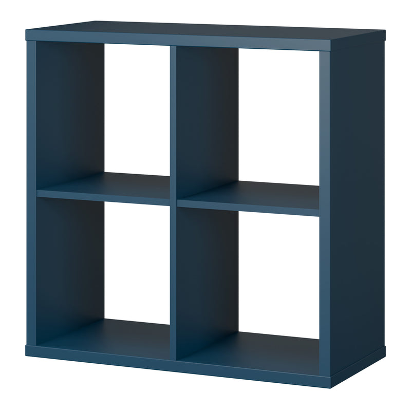 Mauro 2x2 Storage Unit in Blue — detail view