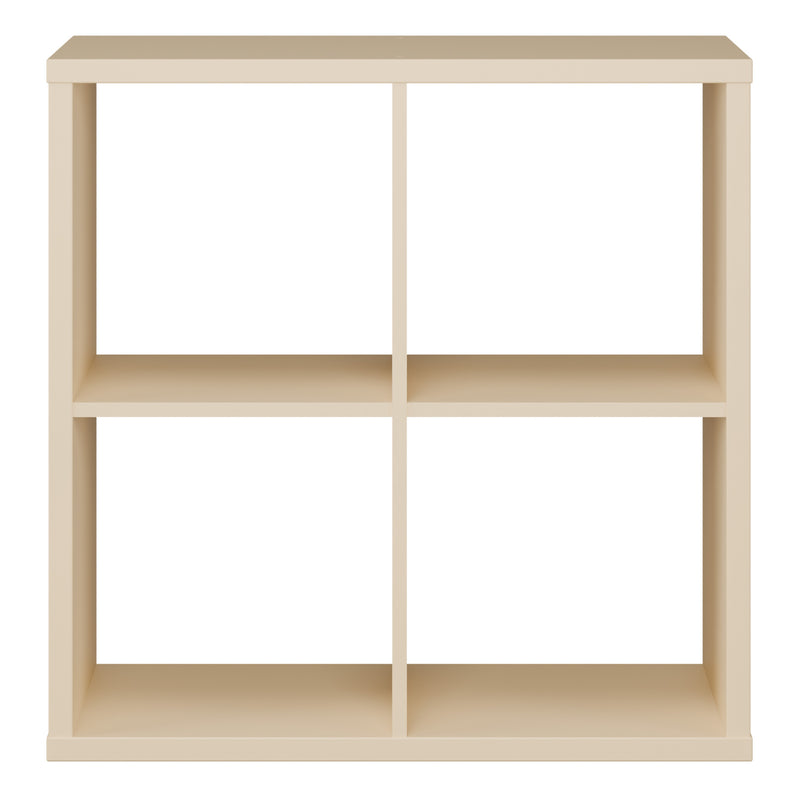 Mauro 2x2 Storage Unit in Yellow — side angle