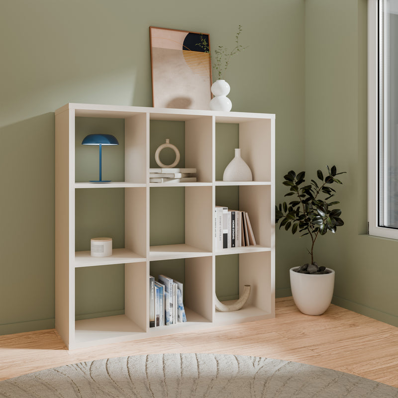 Mauro 3x3 Storage Unit in Sand — view 4l