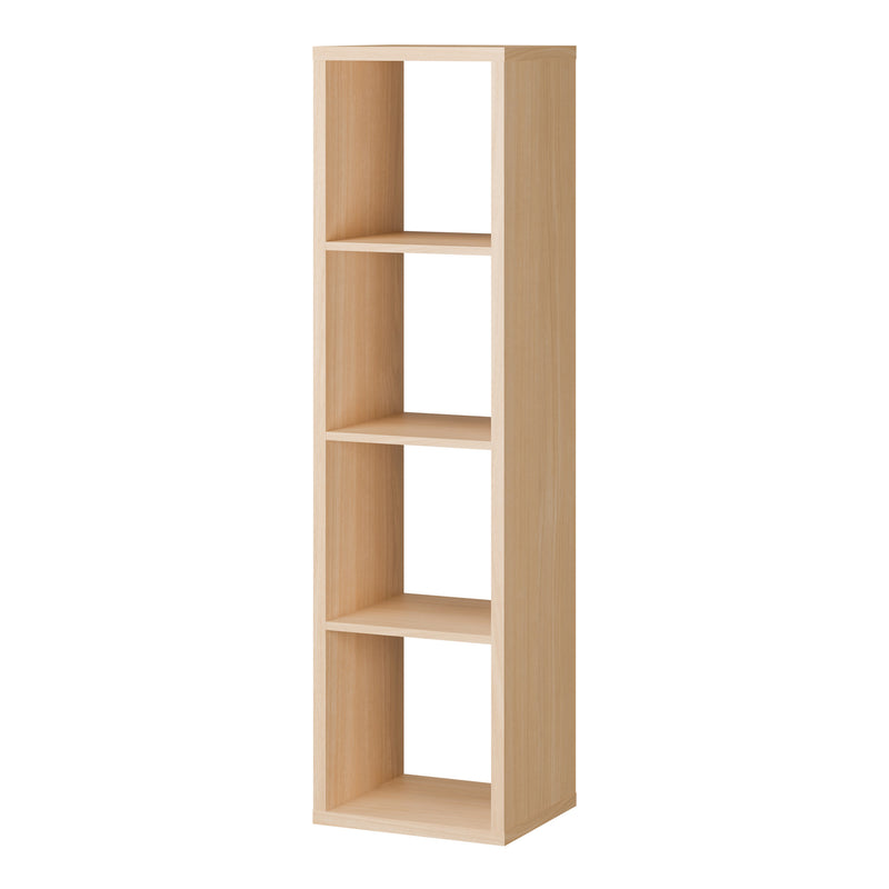 Mauro 3 Shelves Storage Unit in Elegancia Oak — detail view
