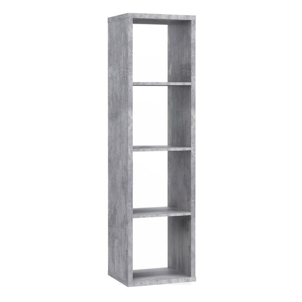 Mauro 3 Shelves Storage Unit in Concrete Grey
