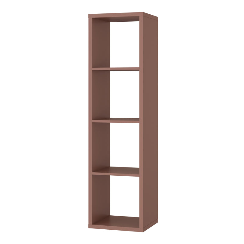 Mauro 3 Shelves Storage Unit in Terracotta — detail view
